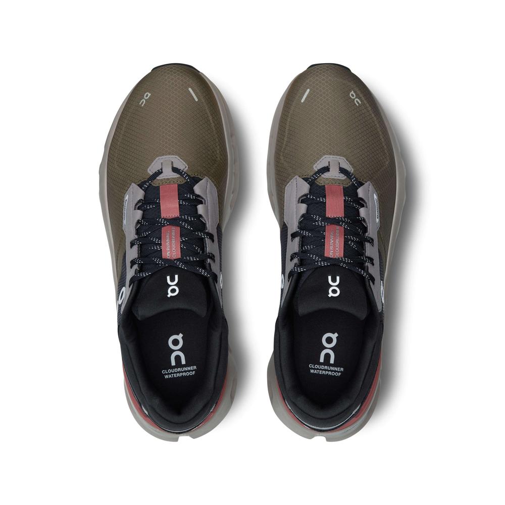 Men Cloudrunner 2 Waterproof - Olive | Mahogany