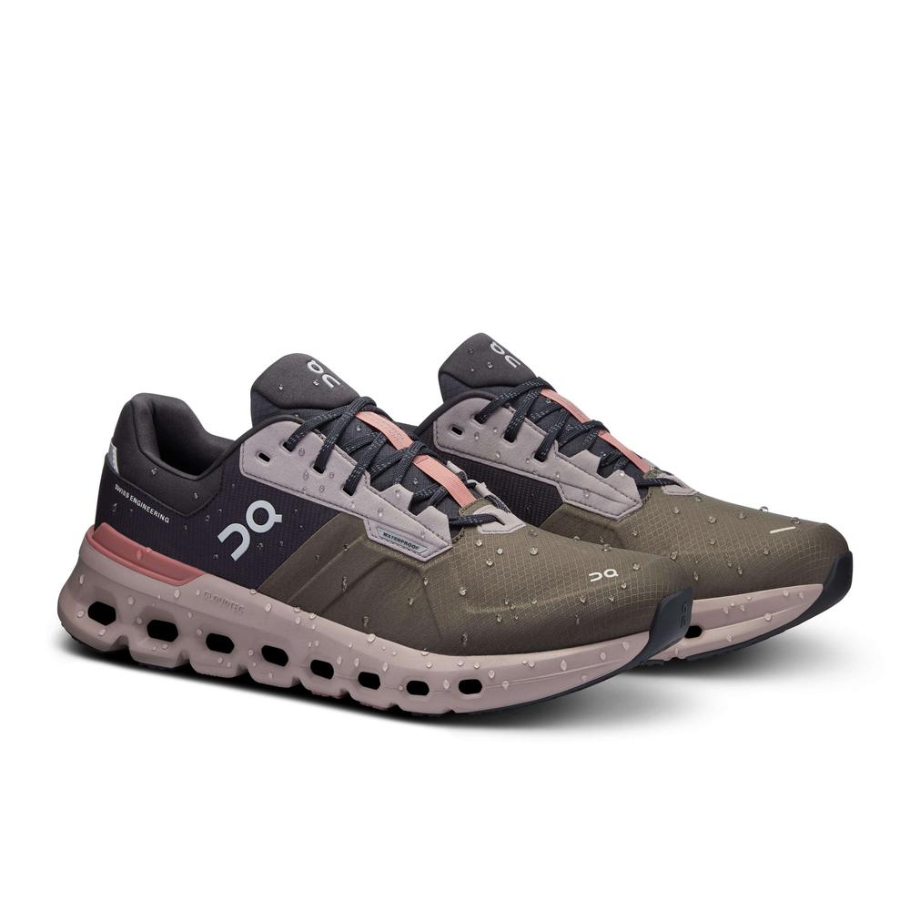 Men Cloudrunner 2 Waterproof - Olive | Mahogany