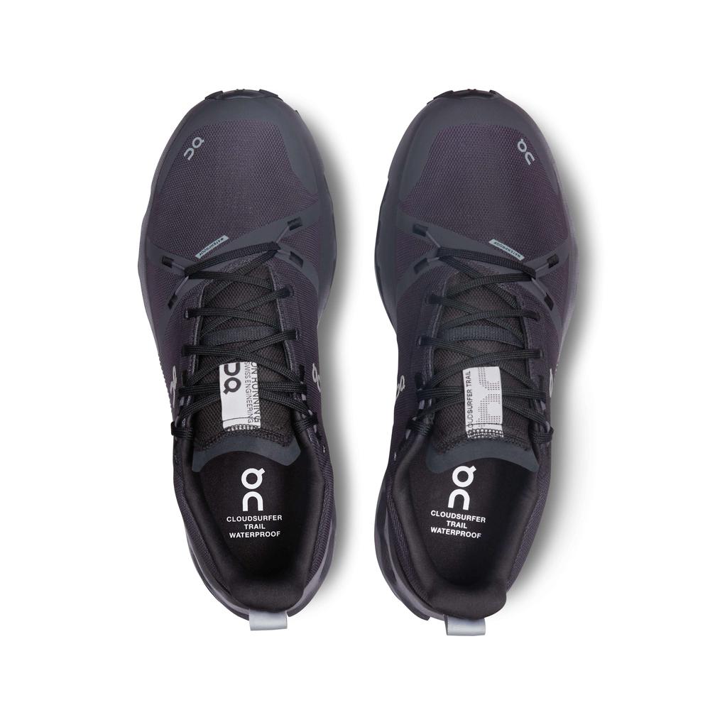 Men Cloudsurfer Trail Waterproof - Black | Eclipse