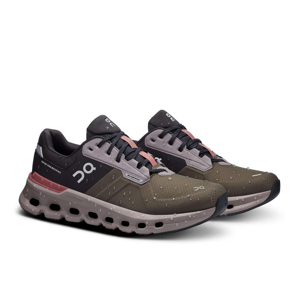 Women Cloudrunner 2 Waterproof - Olive Mahogany