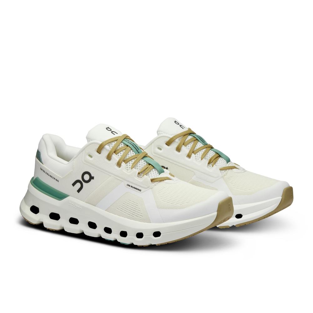 Women Cloudrunner 2 Wide - Undyed Green
