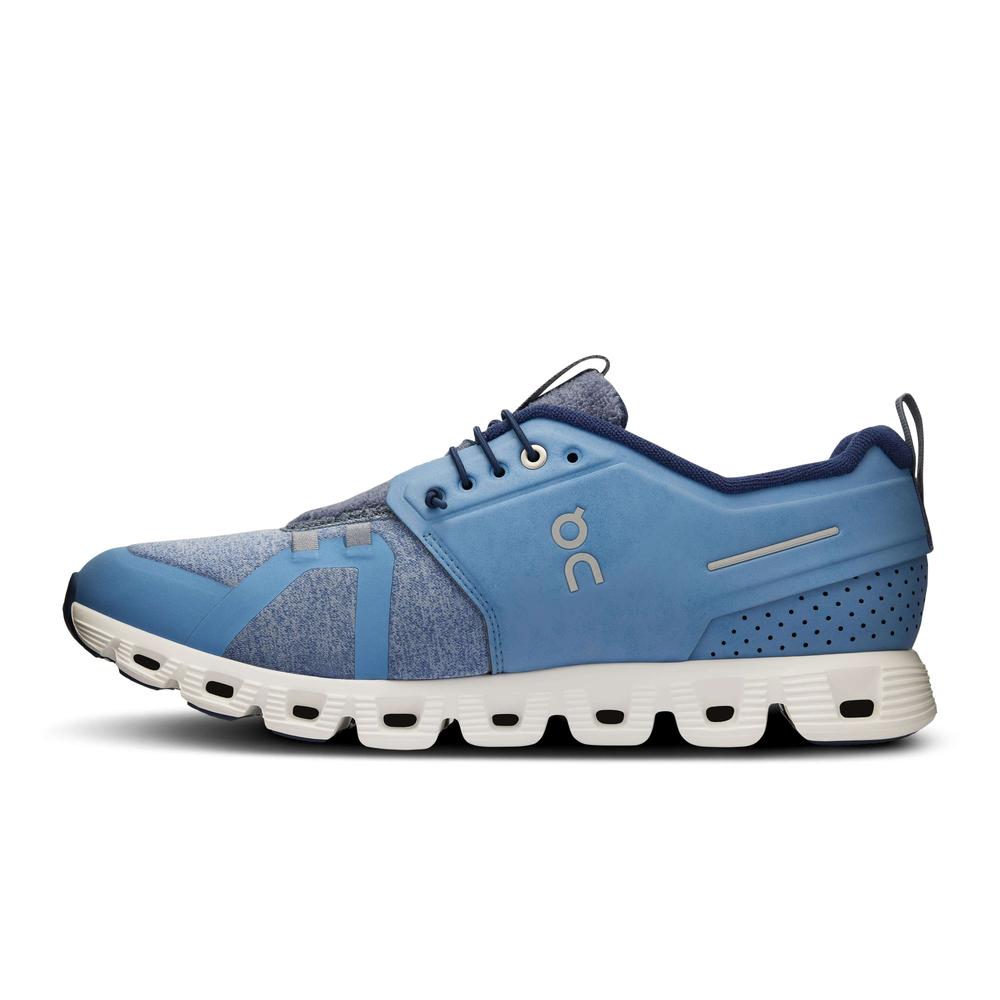 Men Cloud 5 Terry - Neptune | White