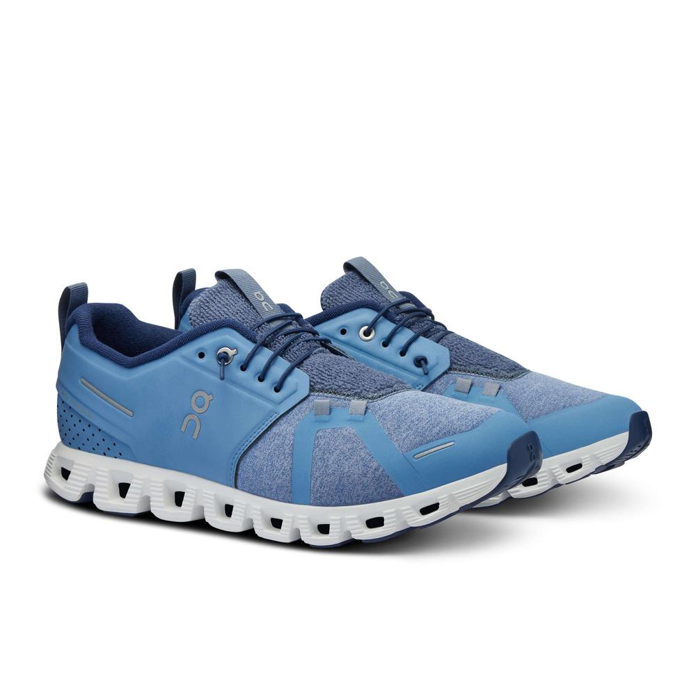 Men Cloud 5 Terry - Neptune | White