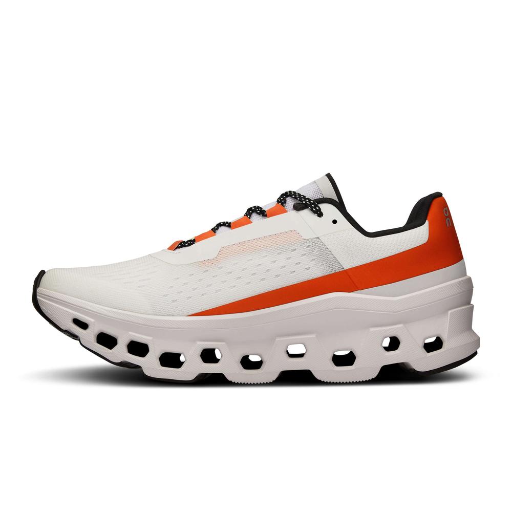 Women Cloudmonster – Undyed-White | Flame