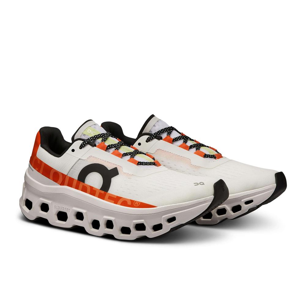 Women Cloudmonster – Undyed-White | Flame